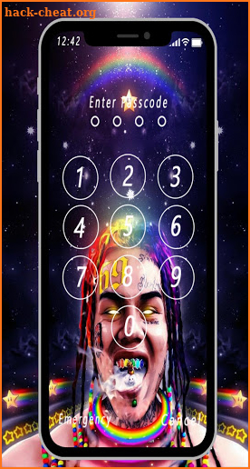 6IX9INE Lock screen HD screenshot