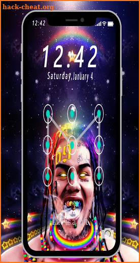 6IX9INE Lock screen HD screenshot