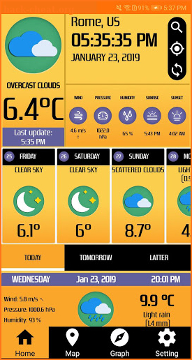 7 Day Forecast Weather Channel 2019 Weather Radar screenshot