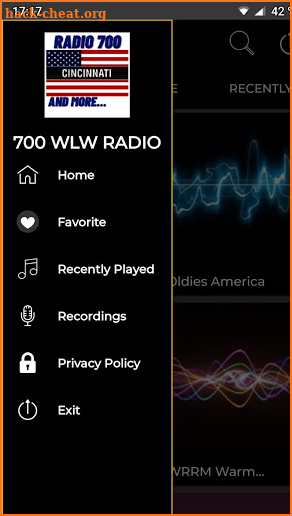 700 WLW Radio APP am, Cincinnati radio Stations screenshot