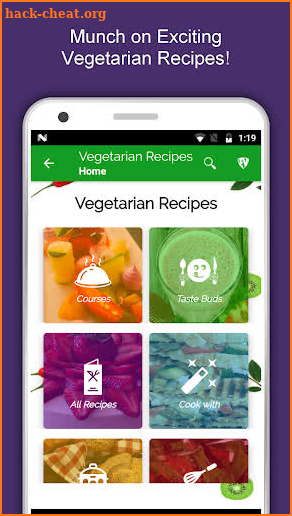 7200+ Vegetarian Recipes Offline: Healthy Veg Food screenshot