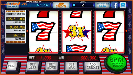 777 Stars Casino Classic Slots - Real Vegas Slots! screenshot