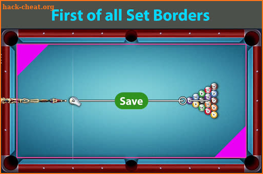8 Ball Guideline Tool - 3 lines screenshot