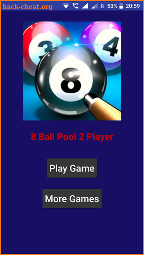 8 Ball Pool Two Player screenshot