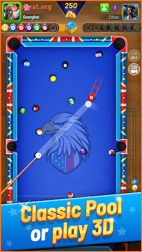 8 Ball Shoot It All - 3D Pool screenshot