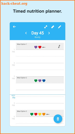 80 Day Mayday - Timed Nutrition Planner & Tracker screenshot