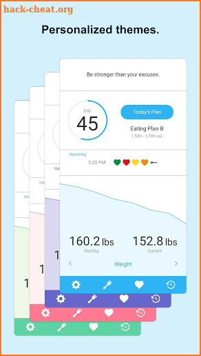 80 Day Mayday - Timed Nutrition Planner & Tracker screenshot