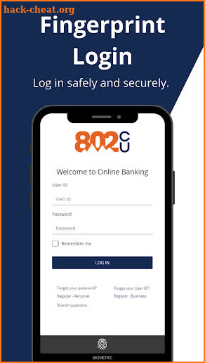 802 Credit Union screenshot