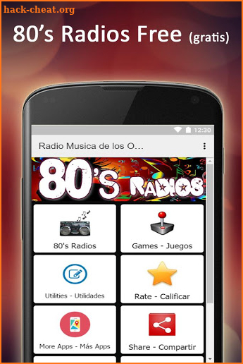 80s Radios Music, Eighties Radios for Free screenshot