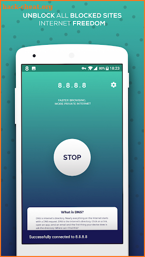 8.8.8.8 - Faster Internet & Unblock Sites screenshot