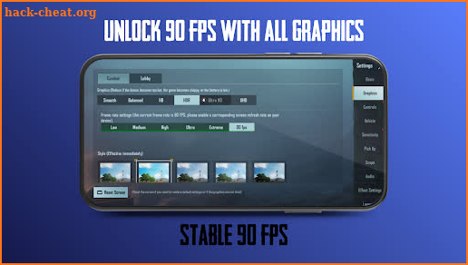 90 Fps for PUBGM - Unlock Tool screenshot