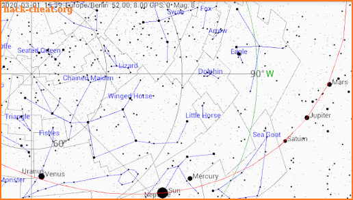 9000 Stars Planisphere screenshot