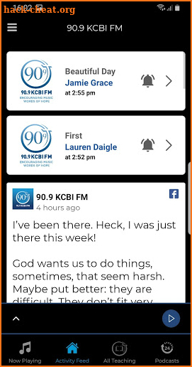 90.9 KCBI screenshot