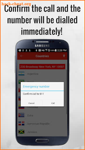 911 Emergency Call screenshot