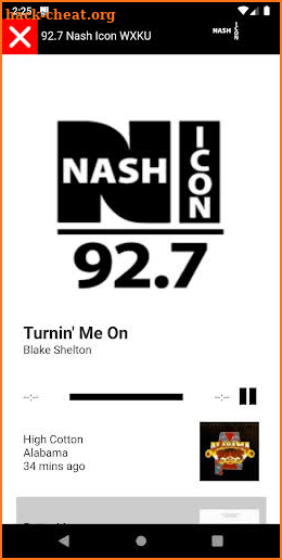 92.7 Nash Icon WXKU screenshot