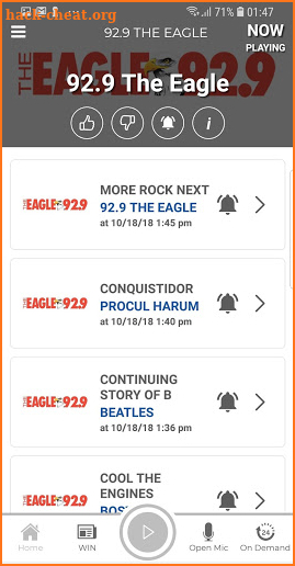 92.9 The Eagle screenshot