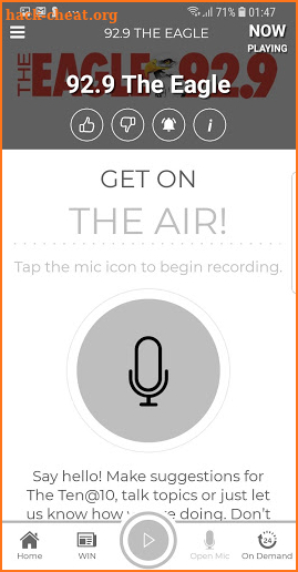 92.9 The Eagle screenshot