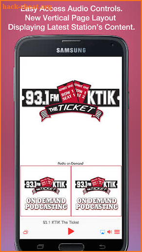 93.1 KTIK The Ticket screenshot