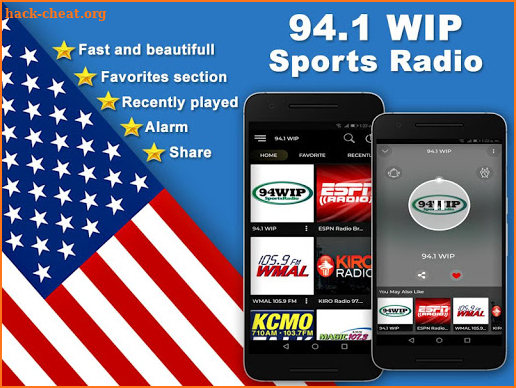 94.1 WIP Sports Radio Philadelphia Station FM screenshot