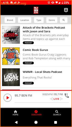 95.7 BEN-FM screenshot