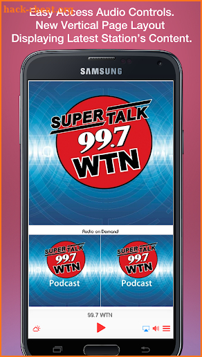 99.7 WTN screenshot