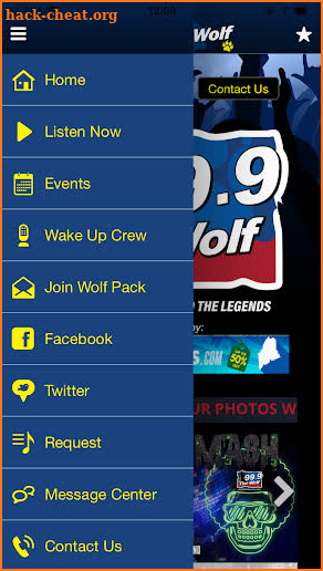 99.9 THE WOLF screenshot