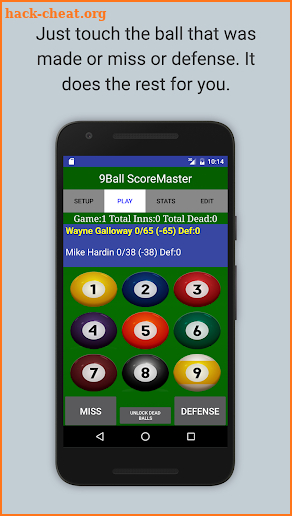 9Ball ScoreMaster screenshot