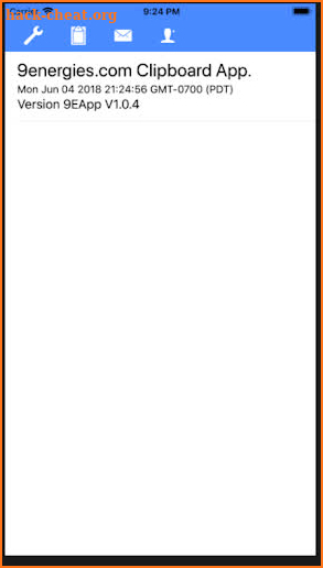 9Energies Clipbpoard App screenshot
