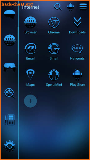 A-BLUE Smart Launcher Theme screenshot