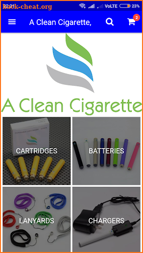 A Clean Cigarette, Inc screenshot