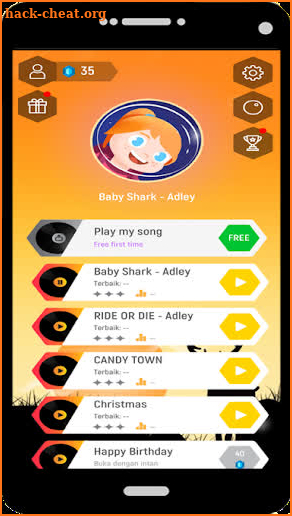 A For Adley Magic Tiles Song screenshot