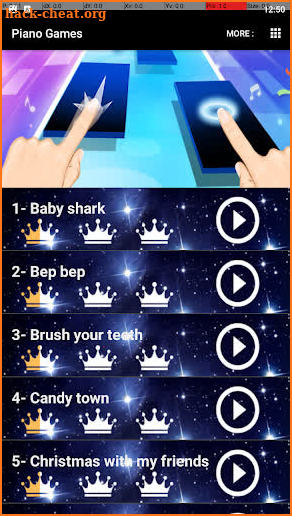 A for Adley Piano Tiles Game screenshot