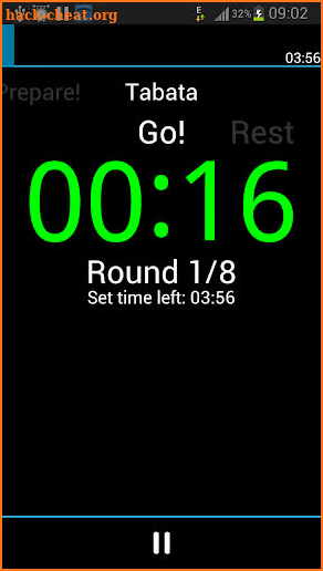 A HIIT License screenshot