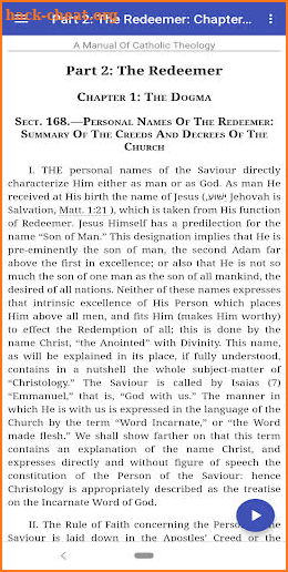 A Manual Of Catholic Theology screenshot