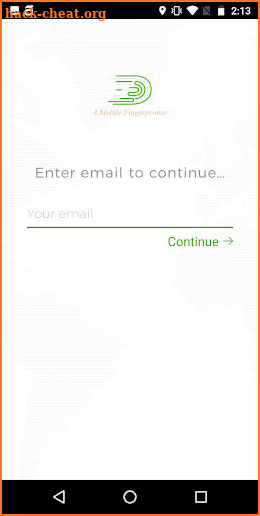 A Mobile Fingerprinter screenshot