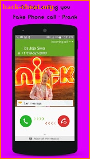 A Real Live Call From Jojo Siwa - Fake Call Prank screenshot