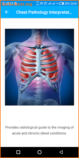 A-Z Chest X-Ray Interpretation screenshot