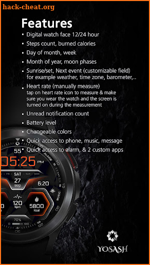 A385 Watch Face - YOSASH screenshot