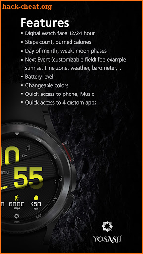 A395 Watch Face - YOSASH screenshot