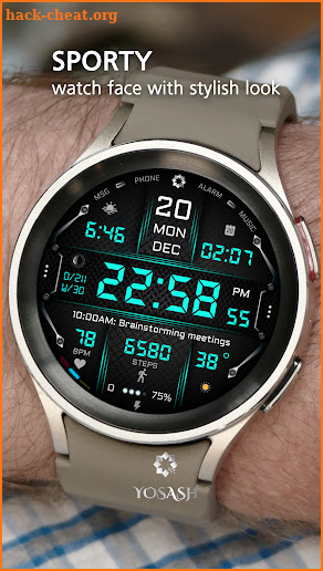 A435 Watch Face - YOSASH screenshot