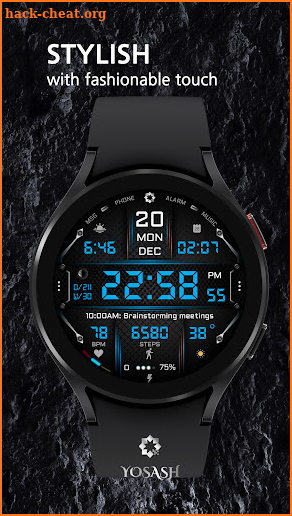 A435 Watch Face - YOSASH screenshot