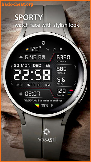 A440 Watch Face - YOSASH screenshot