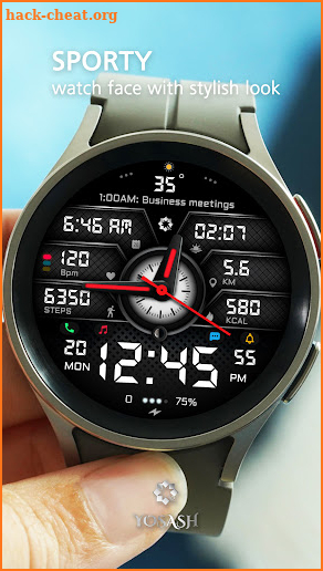 A450 Watch Face - YOSASH screenshot