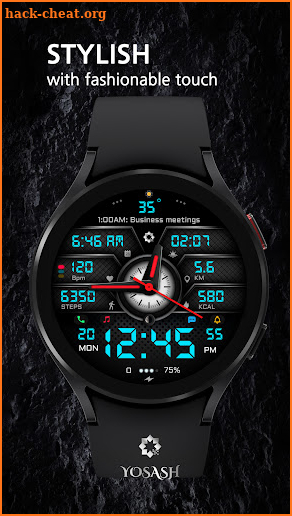 A450 Watch Face - YOSASH screenshot