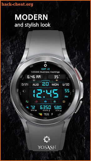 A455 Watch Face - YOSASH screenshot