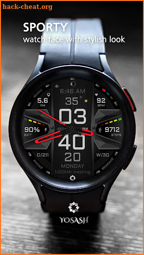 A460 Watch Face - YOSASH screenshot