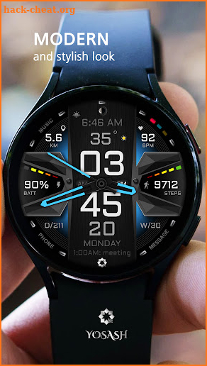 A460 Watch Face - YOSASH screenshot