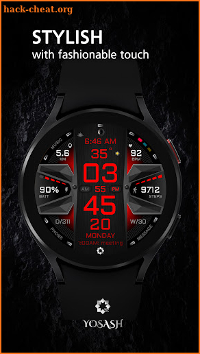 A460 Watch Face - YOSASH screenshot