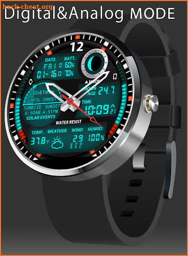 A47 Watch face for Moto 360 screenshot