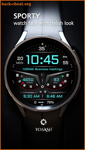 A475 Watch Face - YOSASH screenshot